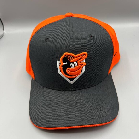 Baltimore Orioles Hat Men Black Orange‎ Nike Dri-Fit Classic99 Snap Back Cap - Picture 1 of 8